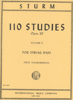 Sturm, 110 Studies,Volume 2, String Bass (Zimmerman)