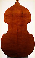 German upright bass back