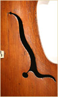 eberle upright bass sound hole