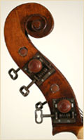 Eberle upright bass scroll