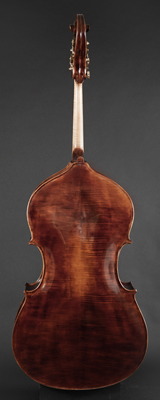 Rogeri double bass back view