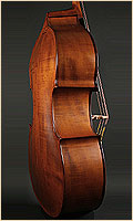 Wilder upright double bass side view